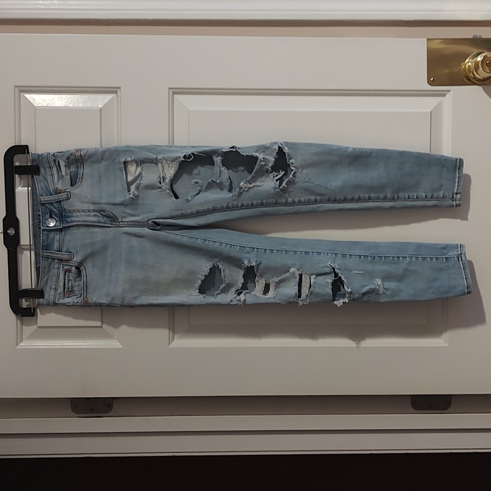 American eagle next level stretch high rise jegging size 0 short